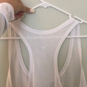 Lulu lemon White Tank Top